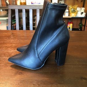 Black Booties Size 8